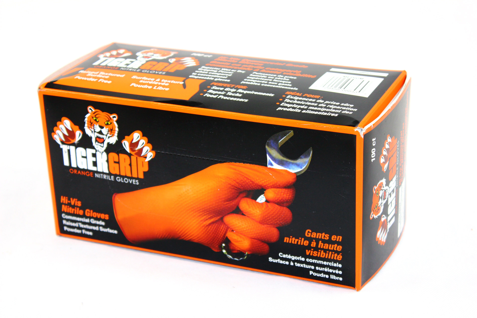 TIGER GRIP NITRIL WERKSTATT EINWEG HANDSCHUHE GUMMIHANDSCHUH S M L XL