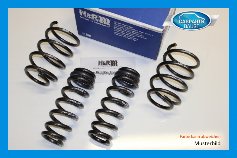 H&r Tieferlegungsfedern H&R Sportfahrwerk Tieferlegungssatz – Federn Für 35-40 Mm Tieferlegung, Vorne & Hinten Federn HR